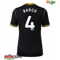 Camiseta Chelsea Valentin Barco #4 Visitante Equipación para mujer 2026-27 manga corta
